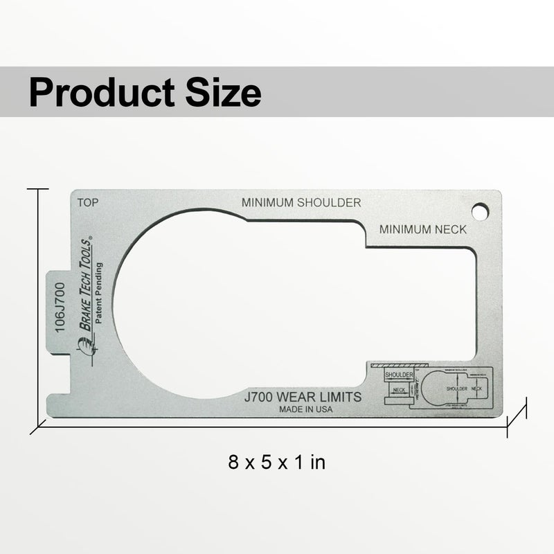 Brake Tech Tools Made in America Brake Tech Tools Fifth Wheel King Pin Gauge - Image 4